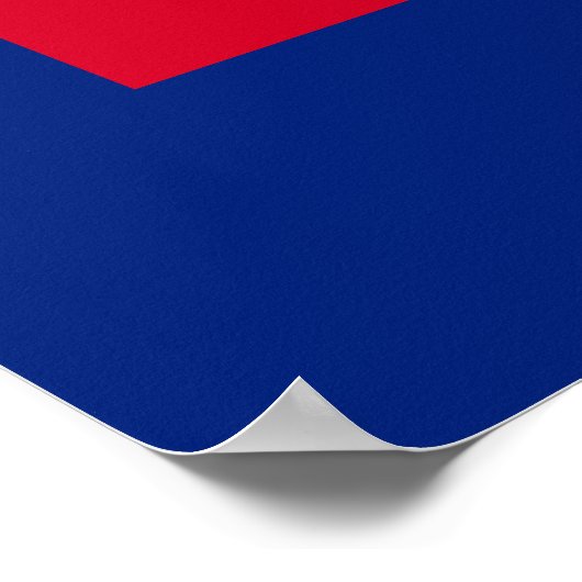 Georgia State Flag Design Poster (Ecke)