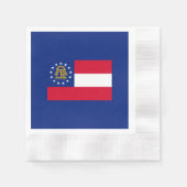 Georgia State Flag Design Serviette (Vorderseite)