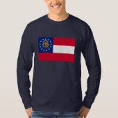 Georgia State Flag Design T-Shirt (Vorderseite)