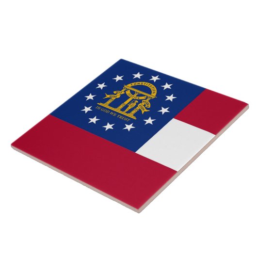 Georgia State Flag Tile Fliese (Seite)