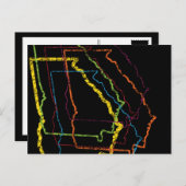 Georgia Stolz Postkarte (Vorne/Hinten)