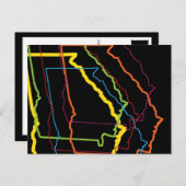 Georgia Stolz Postkarte (Vorne/Hinten)