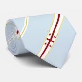 Georgia stripes Flagge Krawatte (Gerollt)