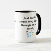 Georgia Swees Song Quotes Tasse (VorderseiteRechts)