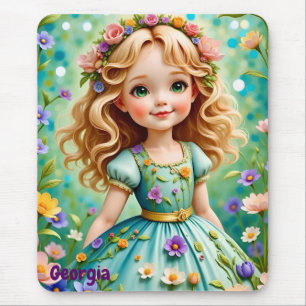 GEORGIA ~ SWEET GIRL ~ Vintages Kleid ~ Maus-Pad Mousepad
