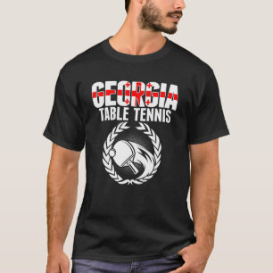 Georgia Table Tennis Unterstützung für georgische T-Shirt