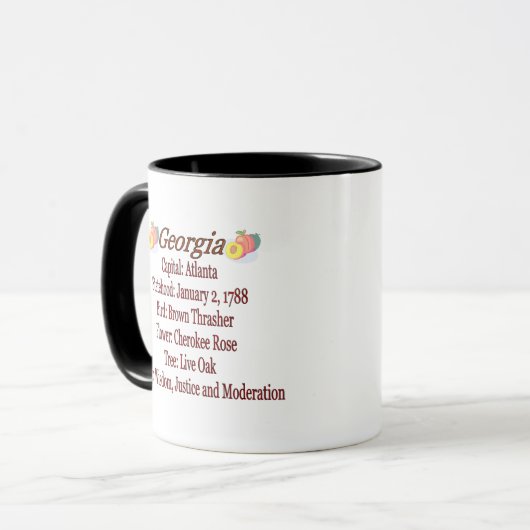 Georgia-Tasse Tasse (Vorderseite Links)