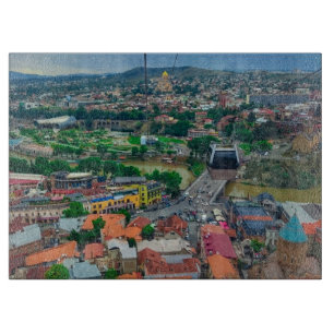 Georgia Tbilisi Stadtarchitektur Schneidebrett