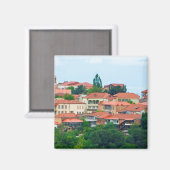 Georgia Town Landschaft Magnet (Vorderseite/Rückseite)