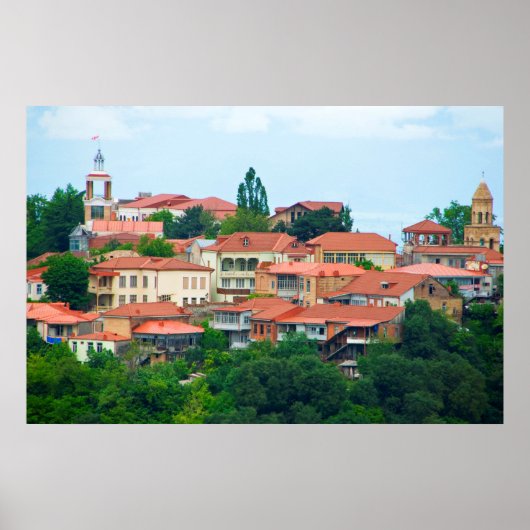 Georgia Town Landschaft Poster (Vorne)