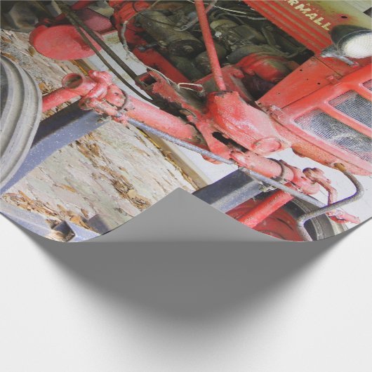 Georgia-Traktor Geschenkpapier (Ecke)