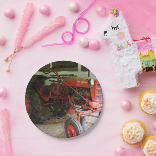 Georgia-Traktor Pappteller (Party)