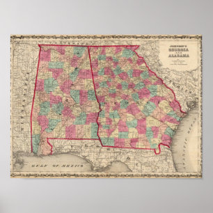 Georgia und Alabama 2 Poster