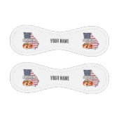 Georgia United Staaten Retro Staat Map Vintag USA Baseball (Paneele)