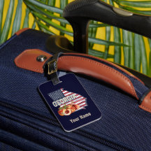 Georgia United Staaten Retro Staat Map Vintag USA