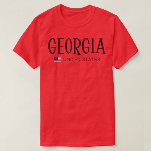 Georgia United Staaten TShirt (Design vorne)