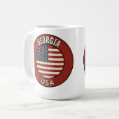 Georgia United States of America Kaffeetasse (Vorderseite Links)