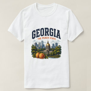 Georgia USA Der Pfirsich-Staat T-Shirt