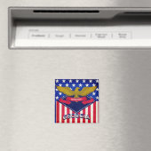 Georgia USA Flag Magnet (In Situ (Geschirrspüler))