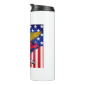 Georgia USA Flag Thermosbecher (Nach rechts gedreht)