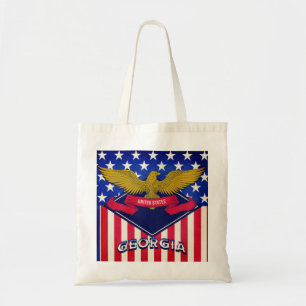 Georgia USA Flag Tragetasche