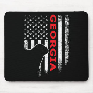 Georgia USA Flagge Patriotisch. Ga Vintage Stil Mousepad