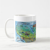 Georgia USA Map Kaffeetasse (Links)