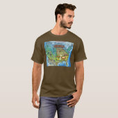 Georgia USA Map T-Shirt (Vorne ganz)