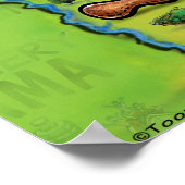 Georgia USA Poster (Ecke)