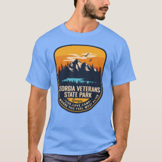 Georgia Veterans State Park Georgia GA Abzeichen F T-Shirt