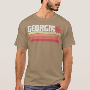 Georgia Vintag Retro 70er 80er 90er Gift Beach Pal T-Shirt