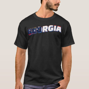 Georgia Vintager Stil Retro-Souvenir TShirt 1