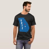 Georgia Votes Democratic Patriotic Call to Action  T-Shirt (Vorne ganz)