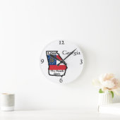 Georgia Wall Clock Runde Wanduhr (Zuhause)