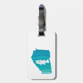 Georgia Wave Fishing Gepäckanhänger (Rückseite vertikal)