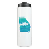Georgia Wave Fishing Thermosbecher (Vorderseite)
