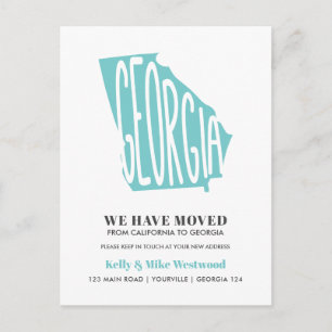 GEORGIA Wir haben neue Adresse Neue Zuhause versch Postkarte
