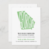 GEORGIA Wir haben neue Adresse Neue Zuhause versch Postkarte (Vorne/Hinten)