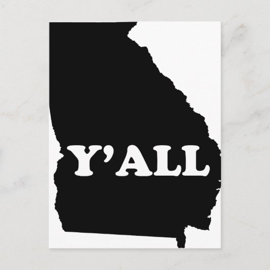 Georgia Yall Postkarte (Vorderseite)