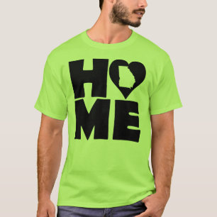 Georgia Zuhause Heart Staat T-Shirts T - Shirts