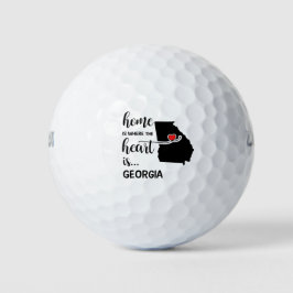 Georgia Zuhause ist das Herz Golfball