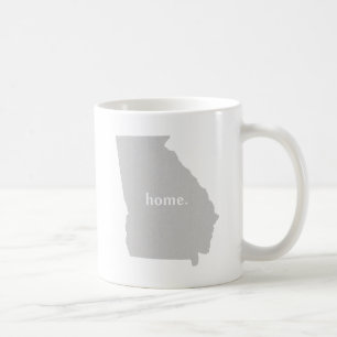 Georgia-Zuhause-Silhouette-Staatskarte Kaffeetasse