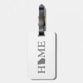 Georgia Zuhause Staat Map Shaped Letter Word Art Gepäckanhänger (Rückseite vertikal)