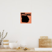 Georgia Zuhause weg vom Staat Poster-Zeichen Poster (Küche)
