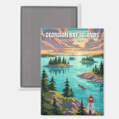 Georgian Bay Islands National Park Kanada Magnet (Vorderseite/Rückseite)