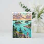 Georgian Bay Islands National Park Kanada Postkarte (Stehend Vorderseite)