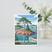 Georgian Bay Islands National Park Kanada Postkarte (Stehend Vorderseite)