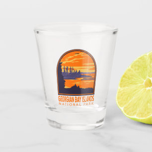 Georgian Bay Islands National Park Kanada Vintag Schnapsglas