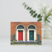 Georgian Doors Postcard Postkarte (Stehend Vorderseite)