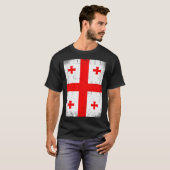 Georgian Flag Georgia T-Shirt (Vorne ganz)